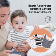 Load image into Gallery viewer, 8-Pack Urban Drool Bibs (Grayscape)