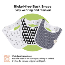 Load image into Gallery viewer, 8-Pack Urban Drool Bibs (Grayscape)