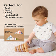 Load image into Gallery viewer, 8-Pack Urban Drool Bibs (Marine Muse)