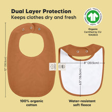 Load image into Gallery viewer, 8-Pack Urban Drool Bibs (Terracotta)
