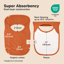 Load image into Gallery viewer, 8-Pack Hallo Drool Bibs