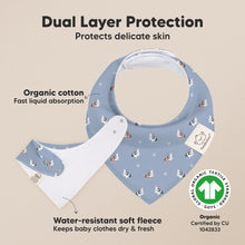 Load image into Gallery viewer, 8-Pack Organic Bandana Bibs (Pets & Paws)