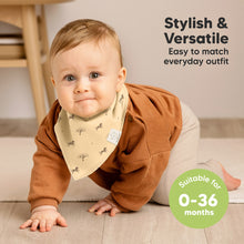 Load image into Gallery viewer, 8-Pack Organic Bandana Bibs (Wildscape)