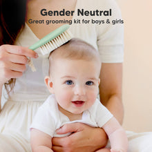 Load image into Gallery viewer, Baby Hair Brush (Sage, Oval)