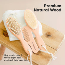 Load image into Gallery viewer, Baby Hair Brush and Comb Set (Peach)