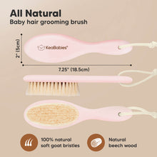 Load image into Gallery viewer, Baby Hair Brush (Blush, Oval)
