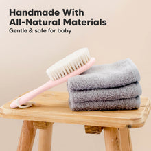 Load image into Gallery viewer, Baby Hair Brush (Blush, Oval)