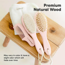 Load image into Gallery viewer, Baby Hair Brush (Blush, Oval)