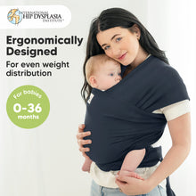 Load image into Gallery viewer, KeaBabies Original Wrap Carrier (Midnight)