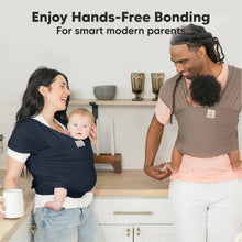 Load image into Gallery viewer, KeaBabies Original Wrap Carrier (Midnight)