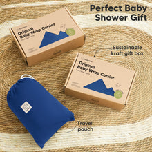Load image into Gallery viewer, KeaBabies Original Wrap Carrier (Cobalt Blue)