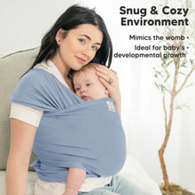 Load image into Gallery viewer, KeaBabies Original Wrap Carrier (Powder Blue)