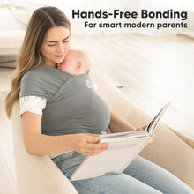 Load image into Gallery viewer, KeaBabies Original Wrap Carrier (Graphite)