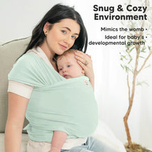 Load image into Gallery viewer, KeaBabies Original Wrap Carrier (Light Mint)