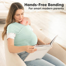 Load image into Gallery viewer, KeaBabies Original Wrap Carrier (Light Mint)