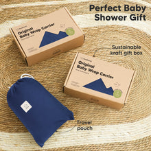 Load image into Gallery viewer, KeaBabies Original Wrap Carrier (Navy Blue)