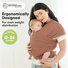 Load image into Gallery viewer, KeaBabies Original Wrap Carrier (Terracotta)
