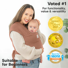 Load image into Gallery viewer, KeaBabies Original Wrap Carrier (Terracotta)
