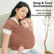 Load image into Gallery viewer, KeaBabies Original Wrap Carrier (Terracotta)