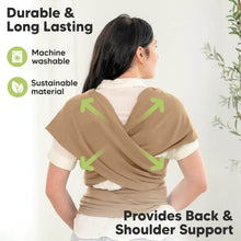 Load image into Gallery viewer, KeaBabies Original Wrap Carrier (Warm Hearth)