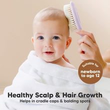 Load image into Gallery viewer, Baby Hair Brush and Comb Set (Thistle)
