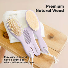 Load image into Gallery viewer, Baby Hair Brush and Comb Set (Thistle)