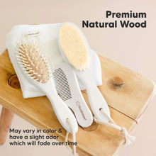 Load image into Gallery viewer, Baby Hair Brush and Comb Set (Vanilla)