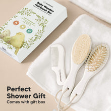 Load image into Gallery viewer, Baby Hair Brush and Comb Set (Vanilla)