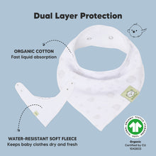 Load image into Gallery viewer, 8-Pack Organic Bandana Bibs (Constellation)