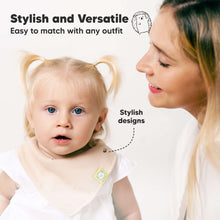Load image into Gallery viewer, 8-Pack Organic Bandana Bibs (Muted Pastel)