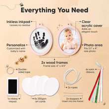 Load image into Gallery viewer, Bitsy Inkless Baby Print and Photo Ornaments (Petal Pink)
