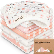 Load image into Gallery viewer, 6-Pack Cami Baby Washcloths