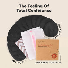 Load image into Gallery viewer, 14-Pack Comfy Nursing Pads (Midnight Black)