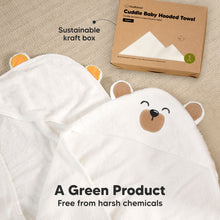 Load image into Gallery viewer, Cuddle Baby Hooded Towel (Grizzly)