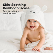 Load image into Gallery viewer, Cuddle Baby Hooded Towel (Lamb)