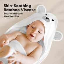 Load image into Gallery viewer, Cuddle Baby Hooded Towel (Polar)