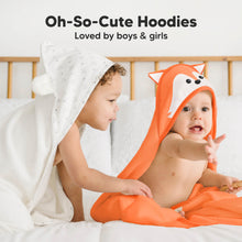Load image into Gallery viewer, Cuddle Baby Hooded Towel (Fox)