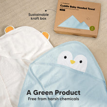 Load image into Gallery viewer, Cuddle Baby Hooded Towel (Penguin)