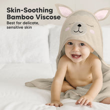 Load image into Gallery viewer, Cuddle Baby Hooded Towel (Alpaca)