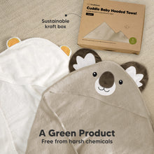 Load image into Gallery viewer, Cuddle Baby Hooded Towel (Alpaca)