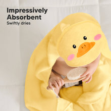 Load image into Gallery viewer, Cuddle Baby Hooded Towel (Duck)