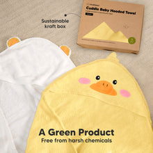 Load image into Gallery viewer, Cuddle Baby Hooded Towel (Duck)