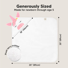 Load image into Gallery viewer, Cuddle Baby Hooded Towel (Unicorn)