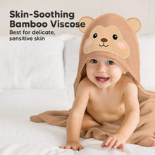 Load image into Gallery viewer, Cuddle Baby Hooded Towel (Monkey)