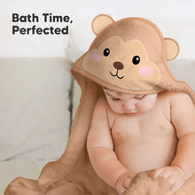 Load image into Gallery viewer, Cuddle Baby Hooded Towel (Monkey)