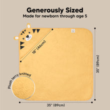 Load image into Gallery viewer, Cuddle Baby Hooded Towel (Tiger)