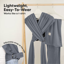 Load image into Gallery viewer, D-Lite Wrap Carrier (Midnight Gray)