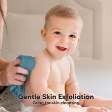 Load image into Gallery viewer, Deluxe Baby Washcloths (Aegean Blue)