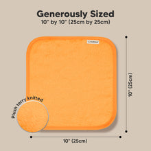 Load image into Gallery viewer, Deluxe Baby Washcloths (Carrot)