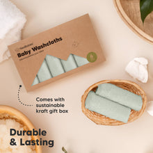 Load image into Gallery viewer, Deluxe Baby Washcloths (Dove)
